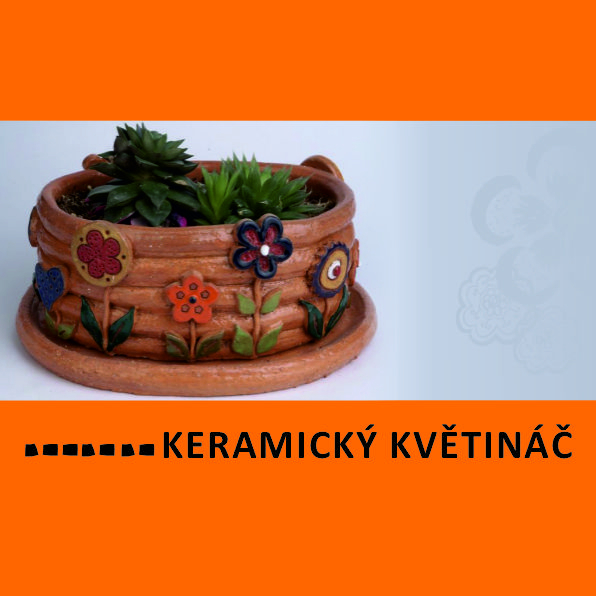 KERAMICKÝ KVĚTINÁČ I.