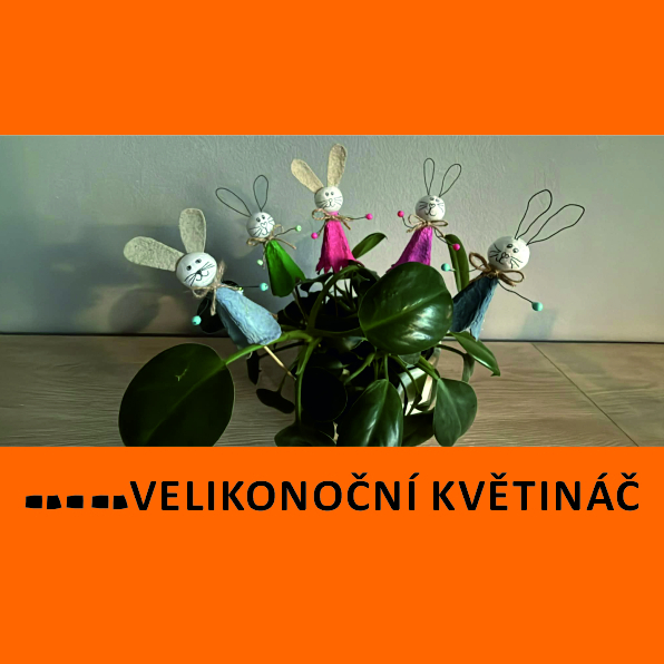 VELIKONOČNÍ KVĚTINÁČ SE ZAJÍČKY