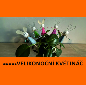 VELIKONOČNÍ KVĚTINÁČ SE ZAJÍČKY